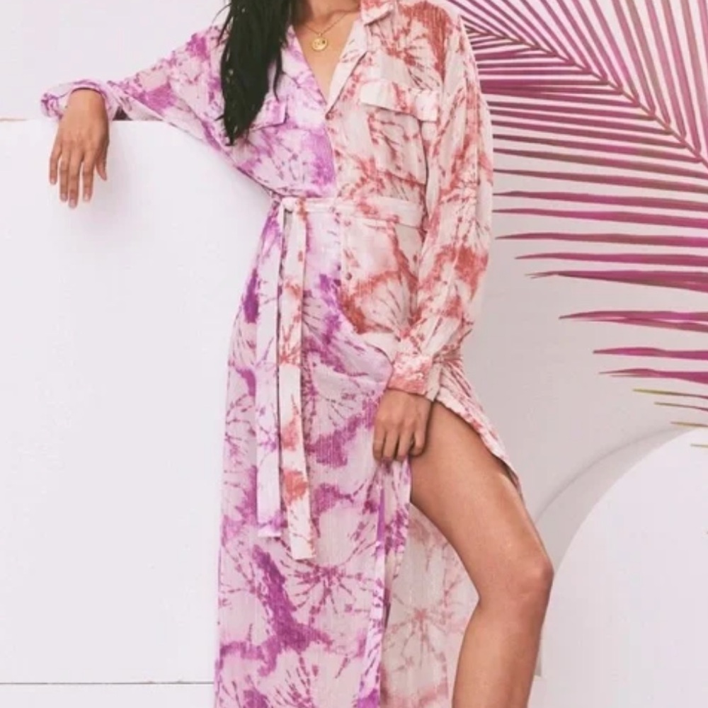ROCOCO SAND Ava Maxi Shirt Dress